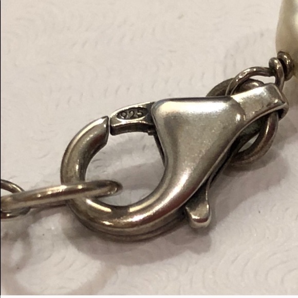 Silpada Pearl ‘Fresh Catch’ Flirty Sterling Necklace 32” - N1368 - Picture 15 of 16